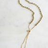 Necklace | Lariat Bolo Floral | 18KGP