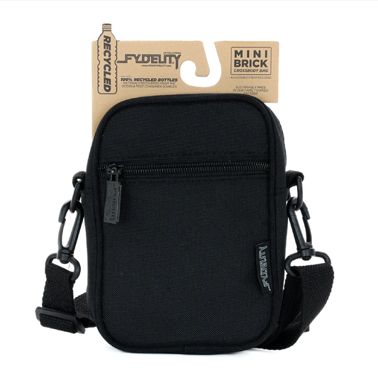 Bag | Mini Brick Crossbody Recycled | Black