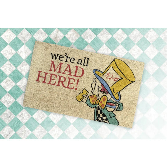 doormat - alice's adventures in wonderland - v & a museum by entryways