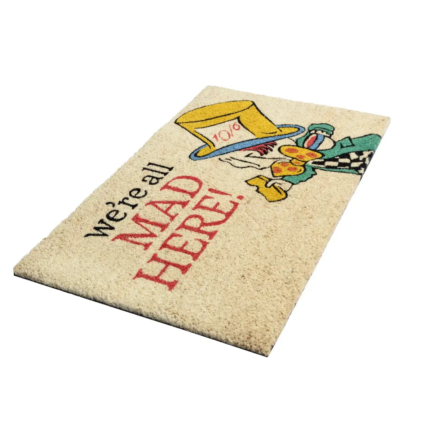 doormat - alice's adventures in wonderland - v & a museum by entryways