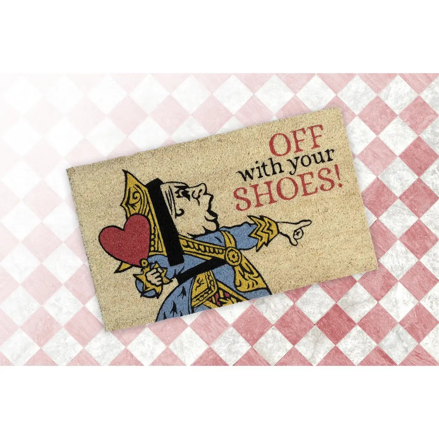 doormat - alice's adventures in wonderland - v & a museum by entryways
