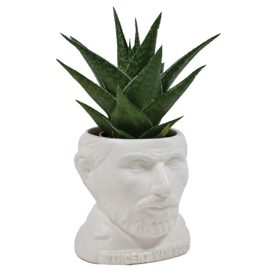 ceramic planter pot - bust figure by unemployed philosophers guild