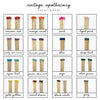 matchstick jar - vintage apothecary by made market co