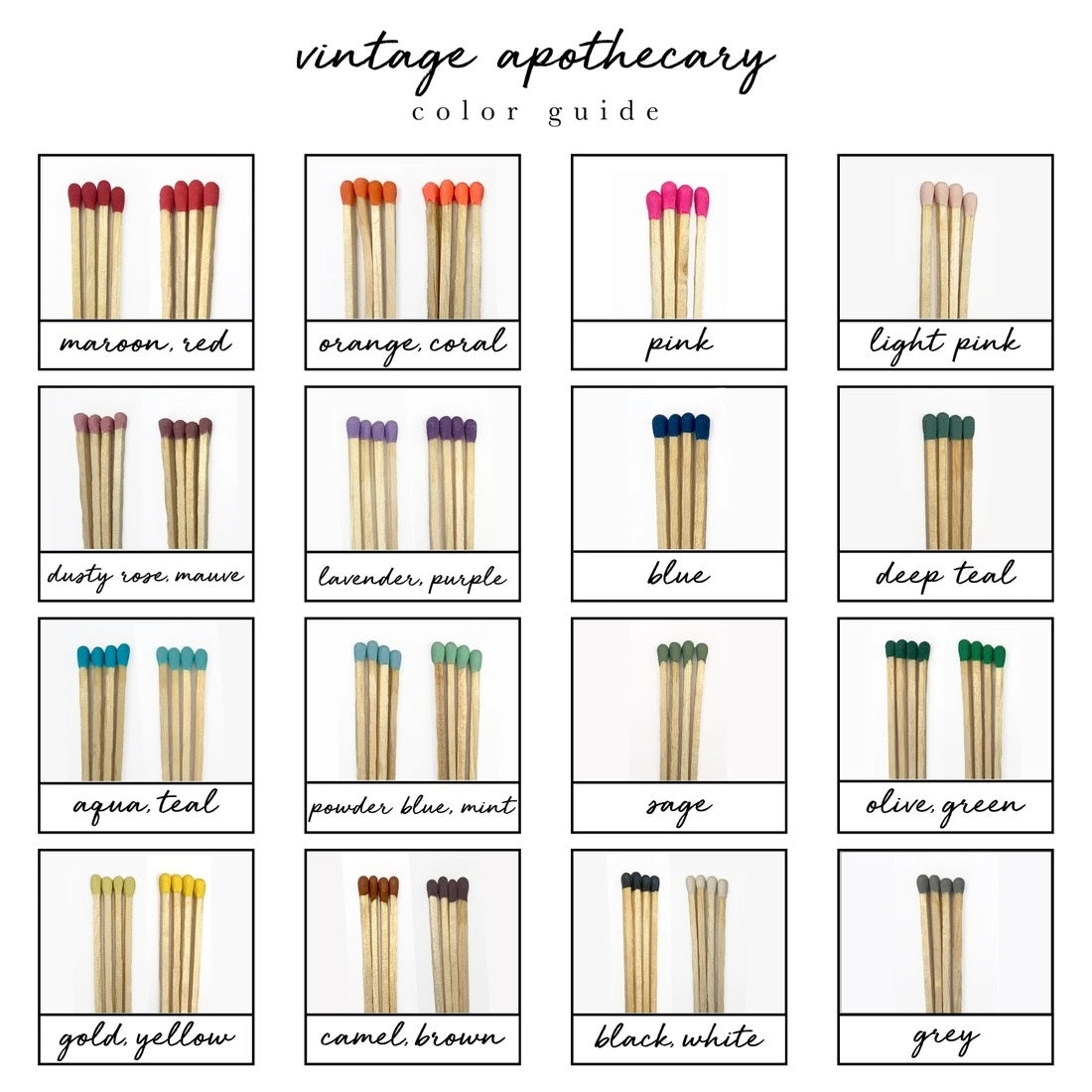 matchstick jar - vintage apothecary by made market co