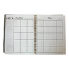 desk calendar - vintage perpetual monthly by parcel