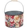 metal bucket - vintage christmas by primitives by kathy