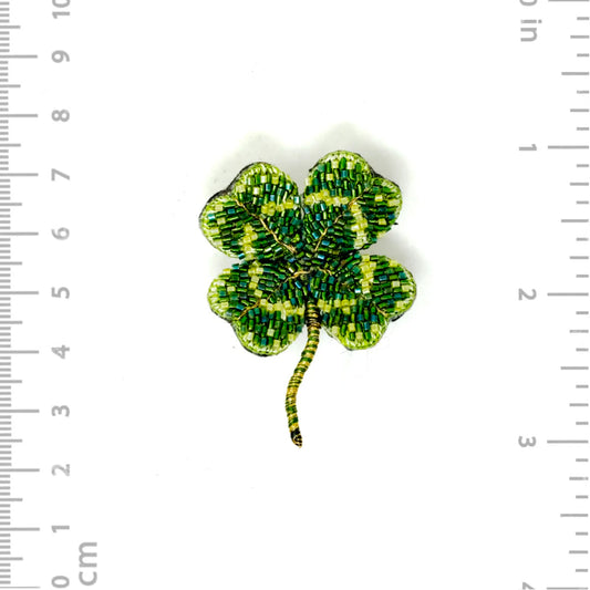brooch pin - vintage clover by trovelore