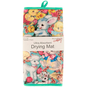 drying mat - vintage easter by primitives by kathy