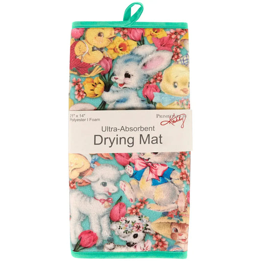 drying mat - vintage easter by primitives by kathy