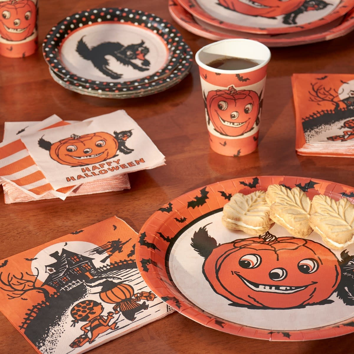 beverage cup set - vintage halloweeen by primitives by kathy