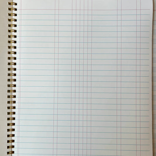 notebook - vintage ledger style by parcel