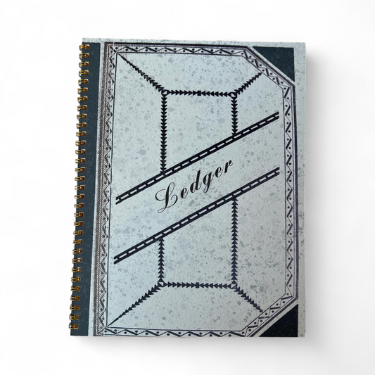 notebook - vintage ledger style by parcel