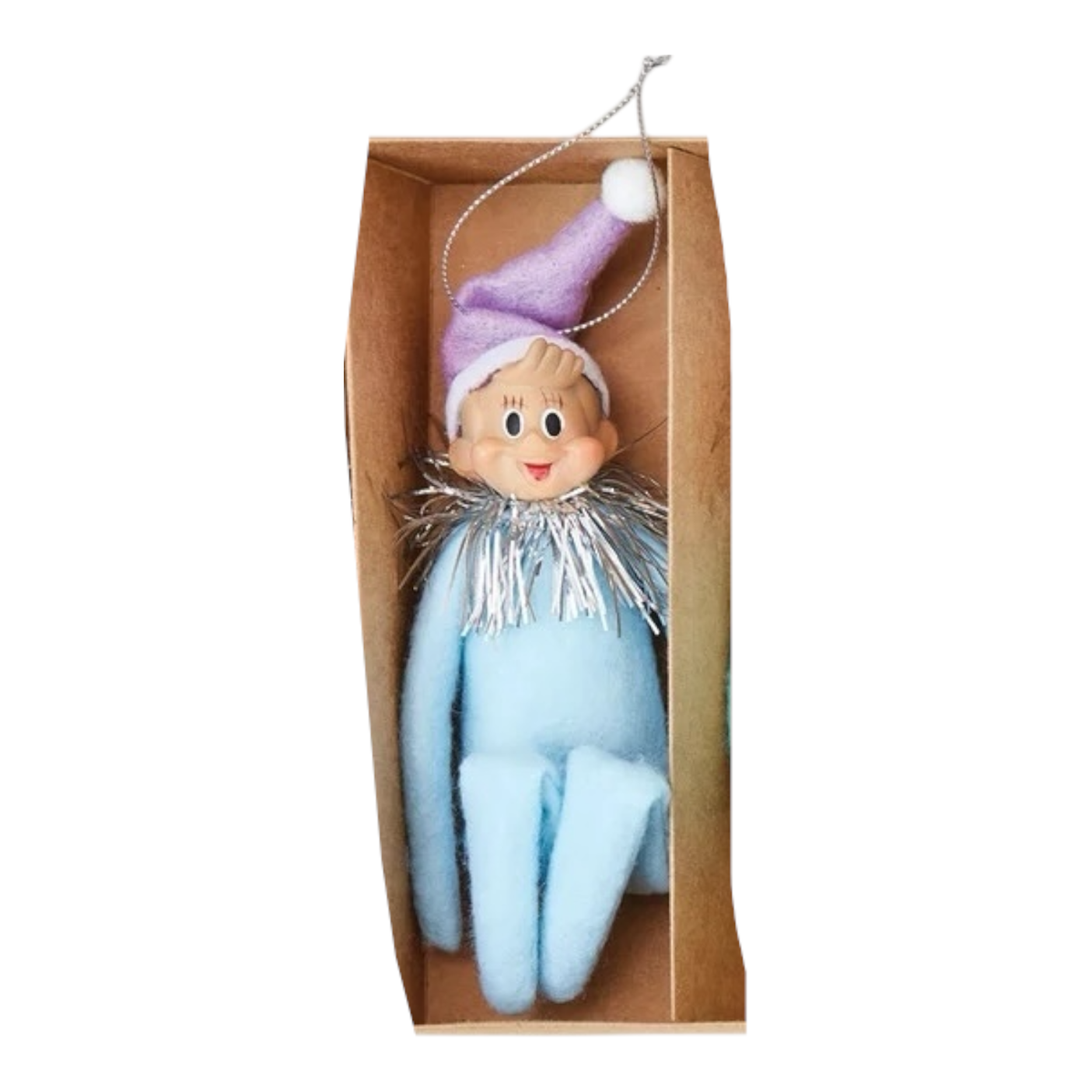 ornament - vintage elf reproduction (3 colors) by creative co-op
