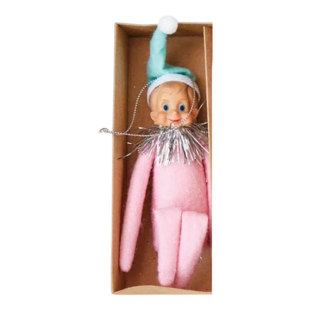 ornament - vintage elf reproduction (3 colors) by creative co-op