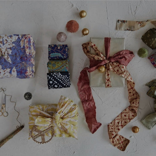 ribbon roll - vintage silk sari - single by creative co-op