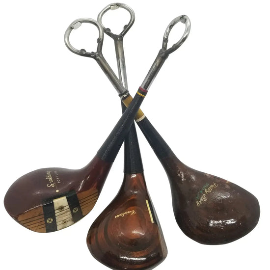 bottle opener - vintage wood driver by vintage golf gifts