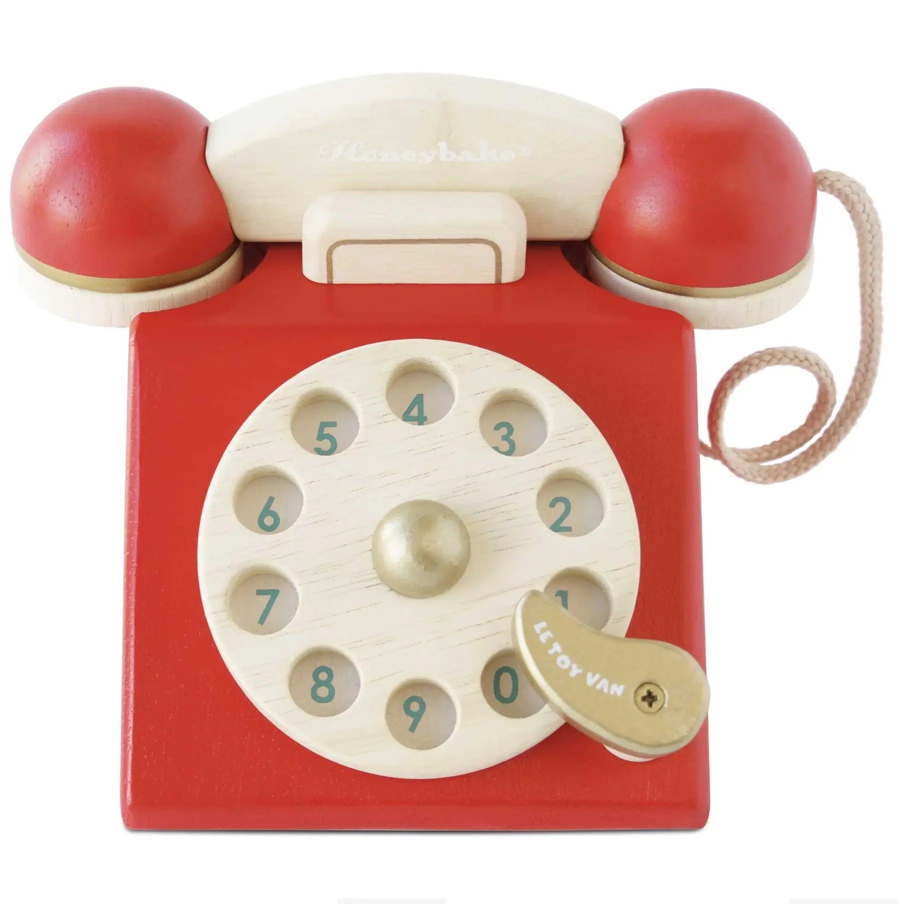 toy - vintage phone - classic wooden by le toy van, inc.