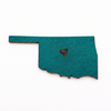 Magnet | Oklahoma Heart | Teal
