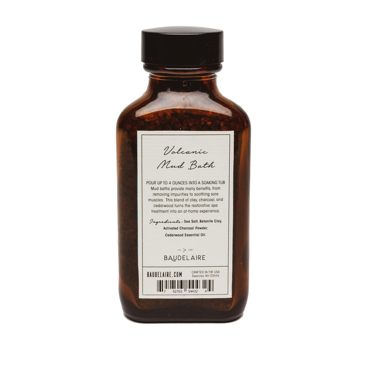 bath soak - mini apothecary - volcanic mud by baudelaire