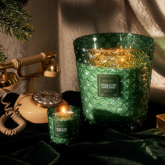 candle - noble fir garland by voluspa