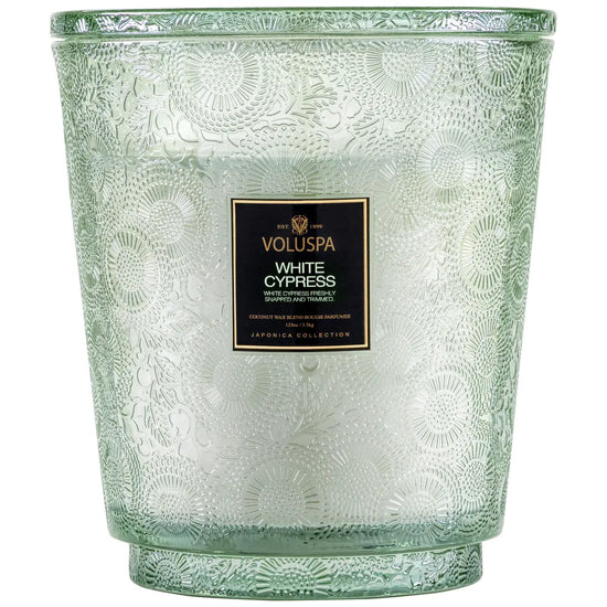 candle - japonica - white cypress by voluspa