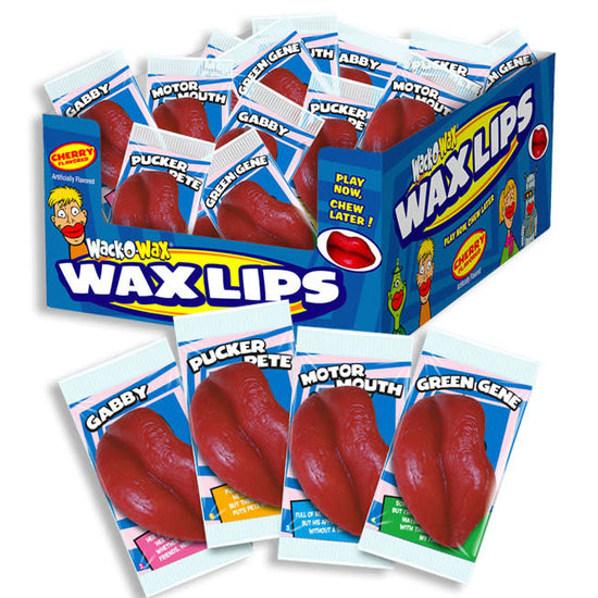 candy - wax lips - cherry by redstone foods inc