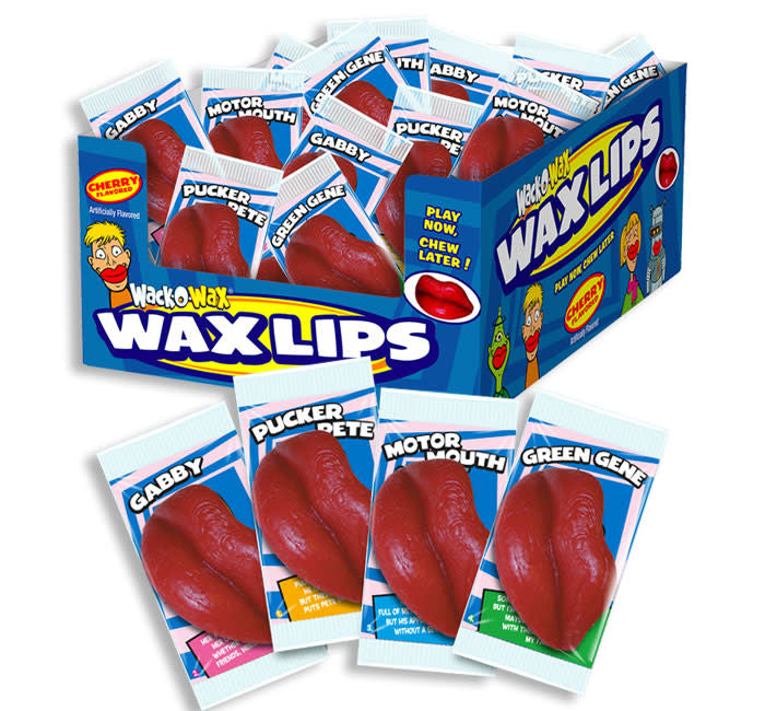 candy - wax lips - cherry by redstone foods inc
