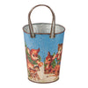 metal wall bucket - retro deer (2 sizes) by primitives by kathy