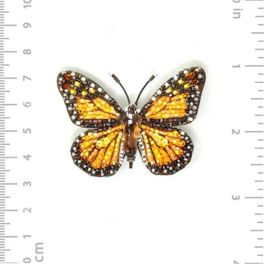 brooch pin - butterfly - wanderer monarch by trovelore