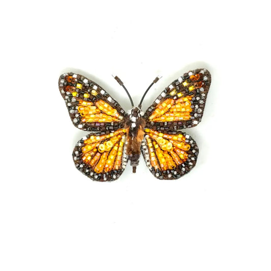 brooch pin - butterfly - wanderer monarch by trovelore