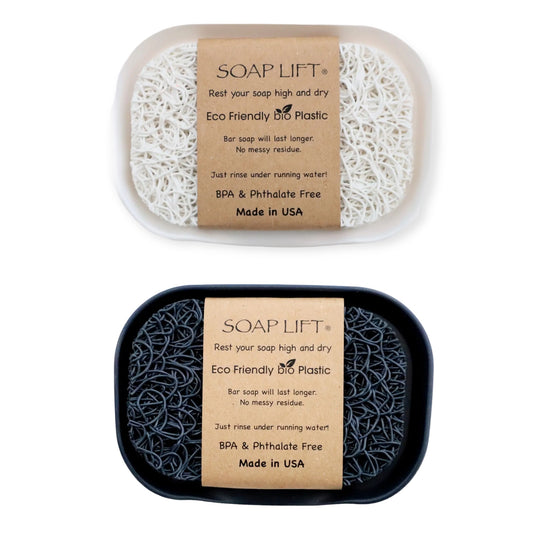 soap dish set - waterfall dish + soap saver by soap lift