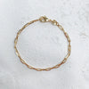 bracelet - paperclip - gold-filled chain by sofia ramsay