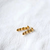 earrings - wave studs - 24kgp by tilly doro