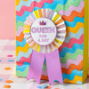 gift bags - wavy multicolor - 8 pack by talking tables, usa