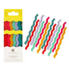 candles - birthday wavy tall - 12 pack by talking tables, usa