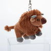 keychain/backpack clip - bison by the petting zoo