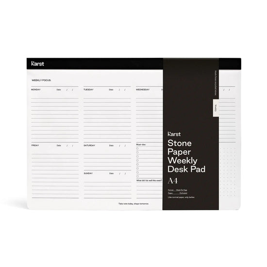 weekly desk pad by ameico/karst