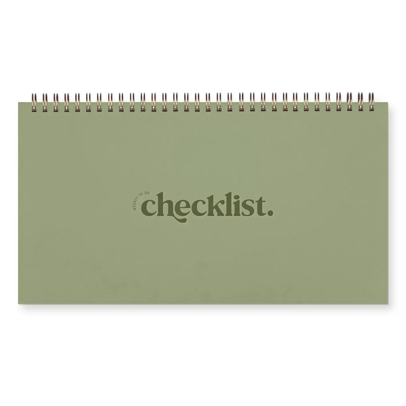 notebook - weekly to-do checklist planner - aloe by ruff house print shop