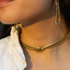 Necklace | Gold Loop Choker | 18KGP