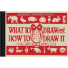 book - what to draw & how to draw it by applewood books