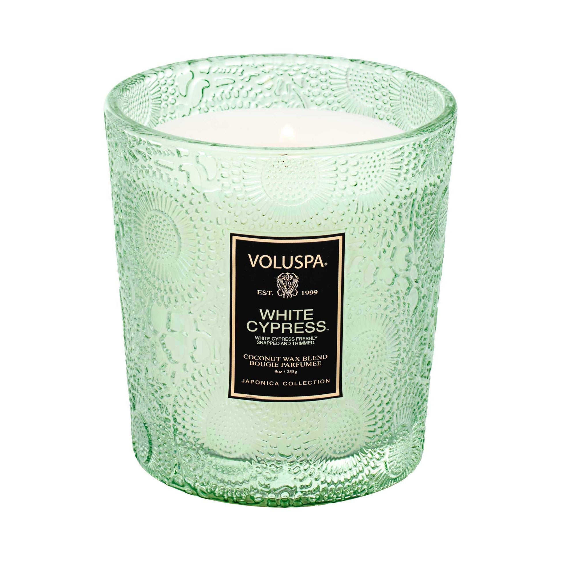 candle - japonica - white cypress by voluspa