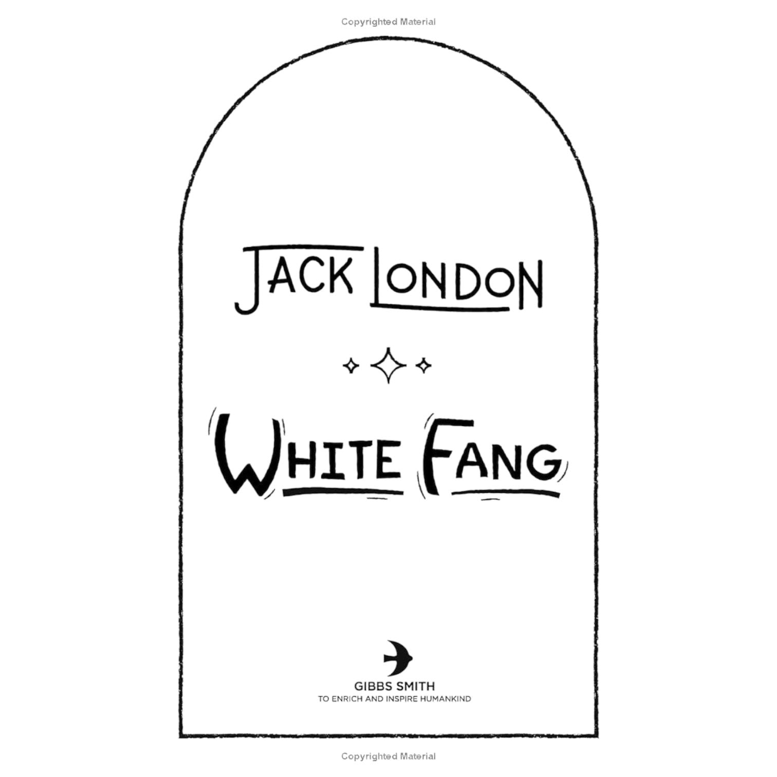 book - white fang by gibbs smith