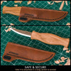 tool - whittling knife - leather sheath by beavercraft