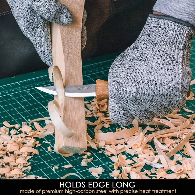 tool - whittling knife - leather sheath by beavercraft