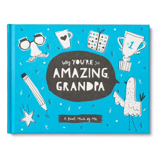 activity book - why you're so amazing, grandpa by compendium