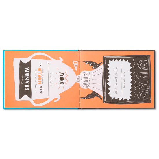 activity book - why you're so amazing, grandpa by compendium