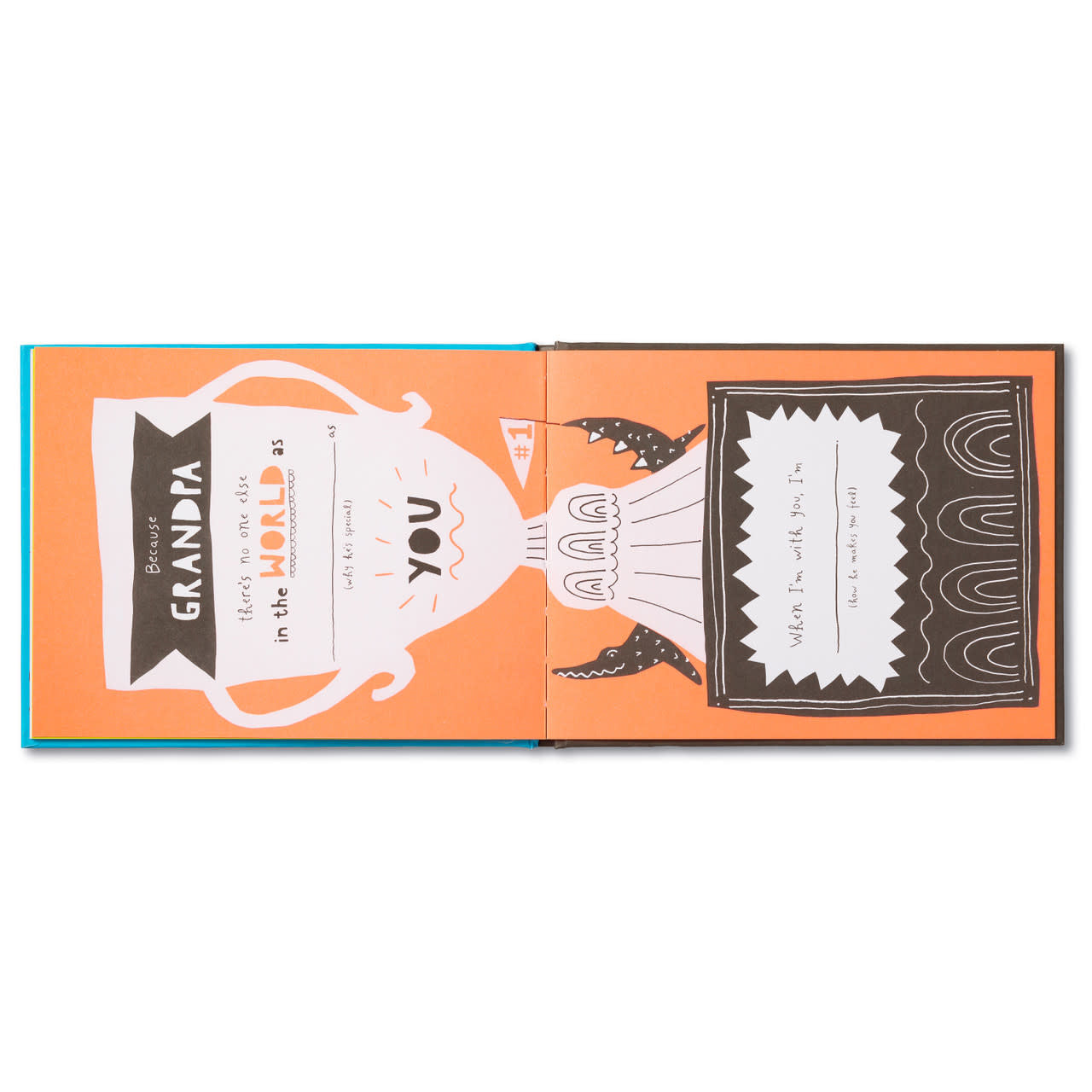 activity book - why you're so amazing, grandpa by compendium