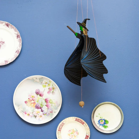 mobile - flying - witch by tulia's artisan gallery