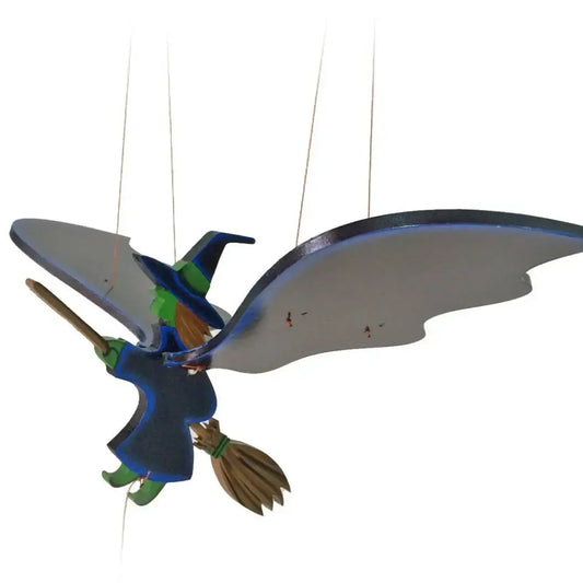 mobile - flying - witch by tulia's artisan gallery