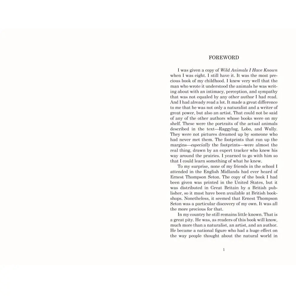 book - wild animals i have known by gibbs smith